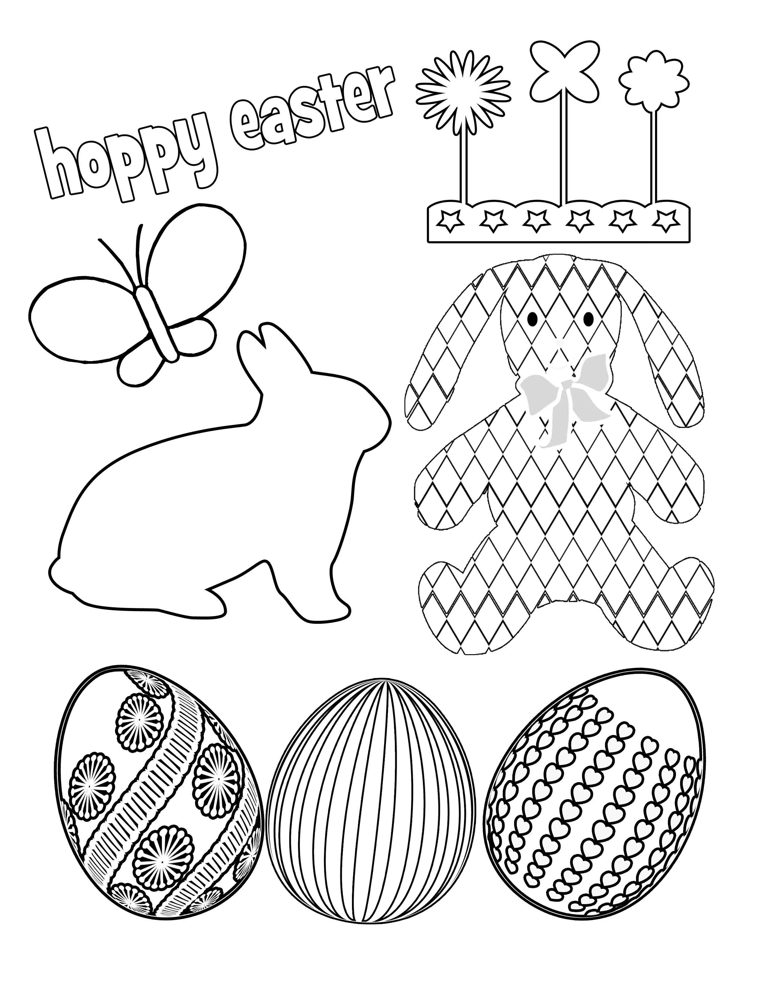 60 Printable Easter Coloring Book Pages 31