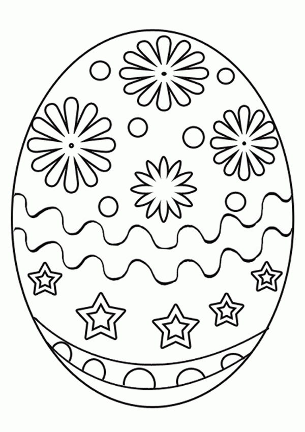 60 Printable Easter Egg Coloring Book 11