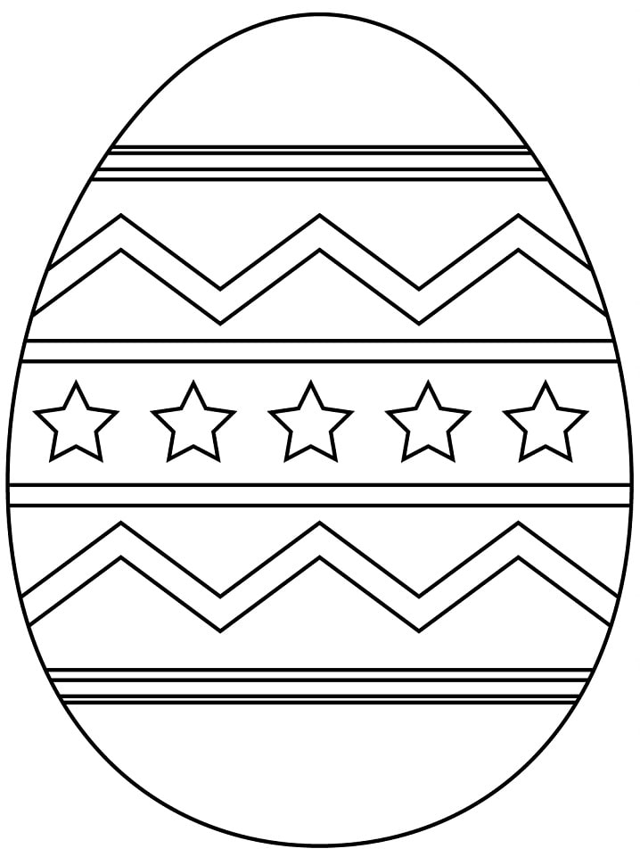 60 Printable Easter Egg Coloring Book 33