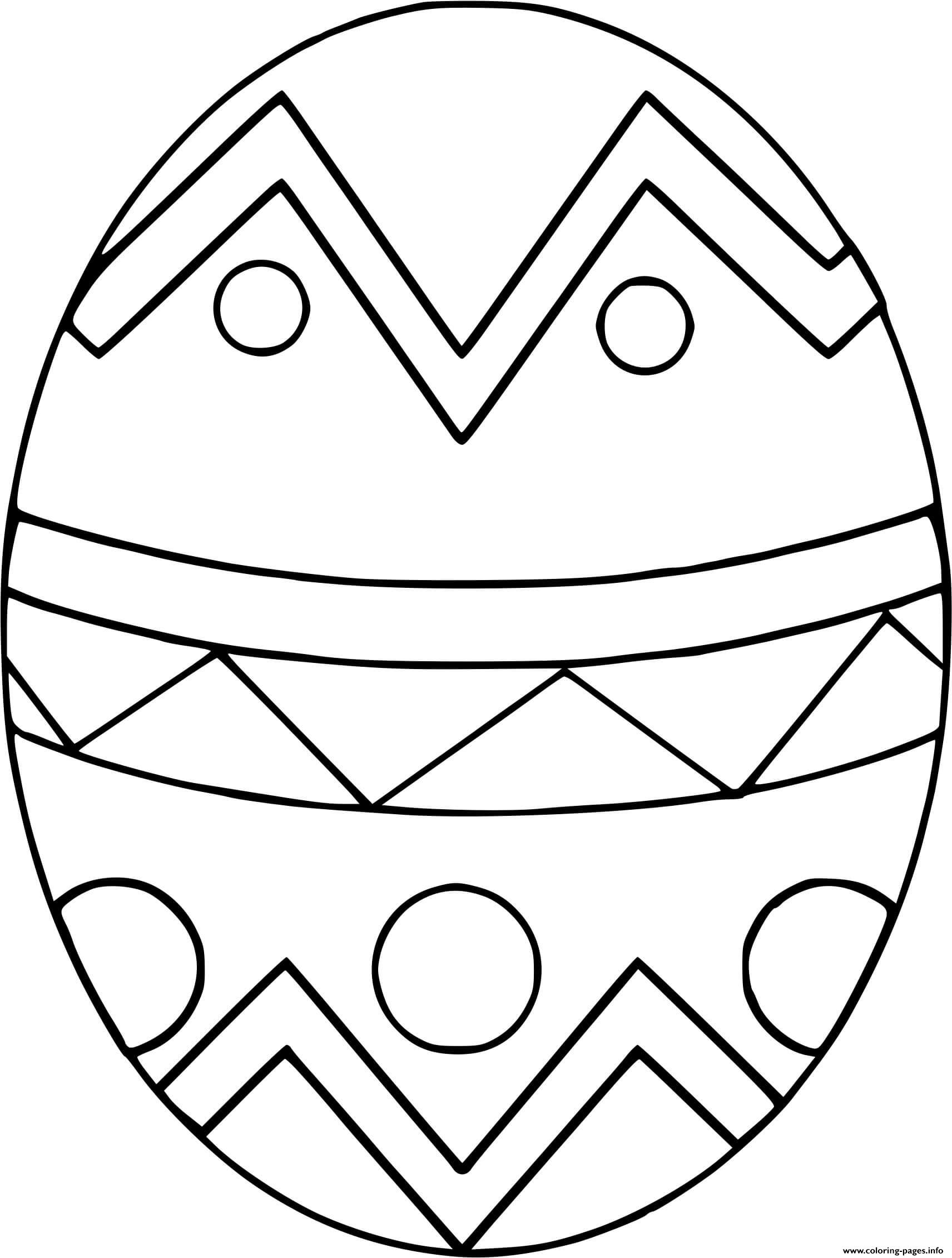 60 Printable Easter Egg Coloring Book 40