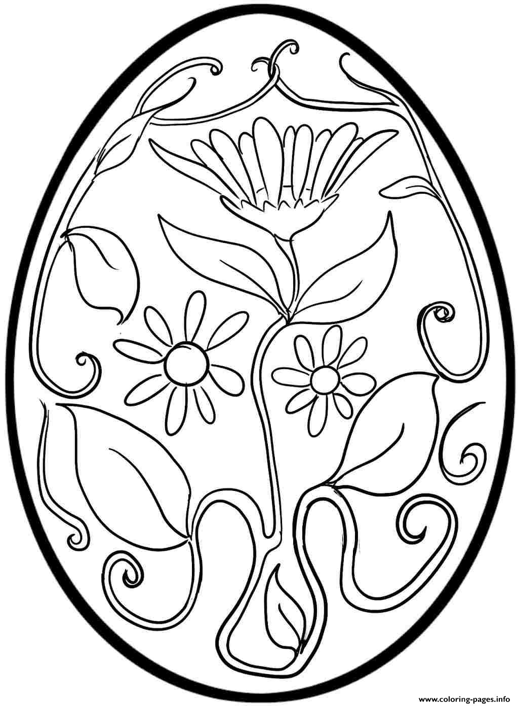 60 Printable Easter Egg Coloring Book 41