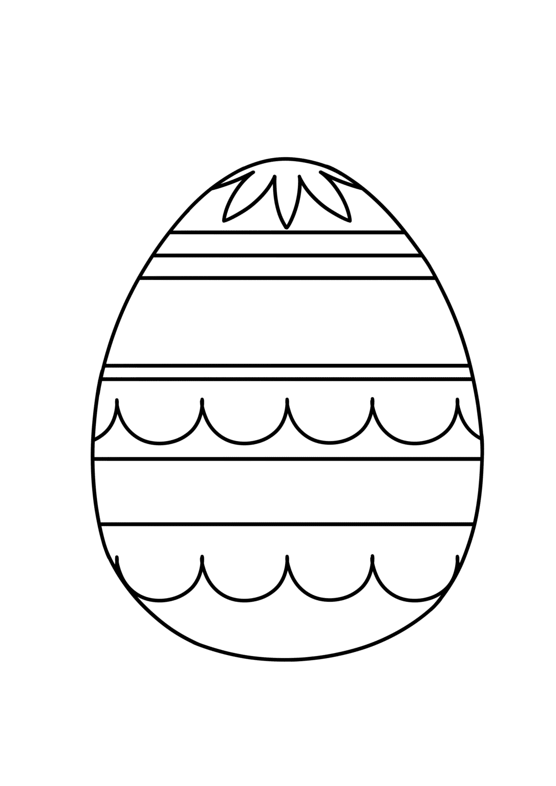 60 Printable Easter Egg Coloring Book 62