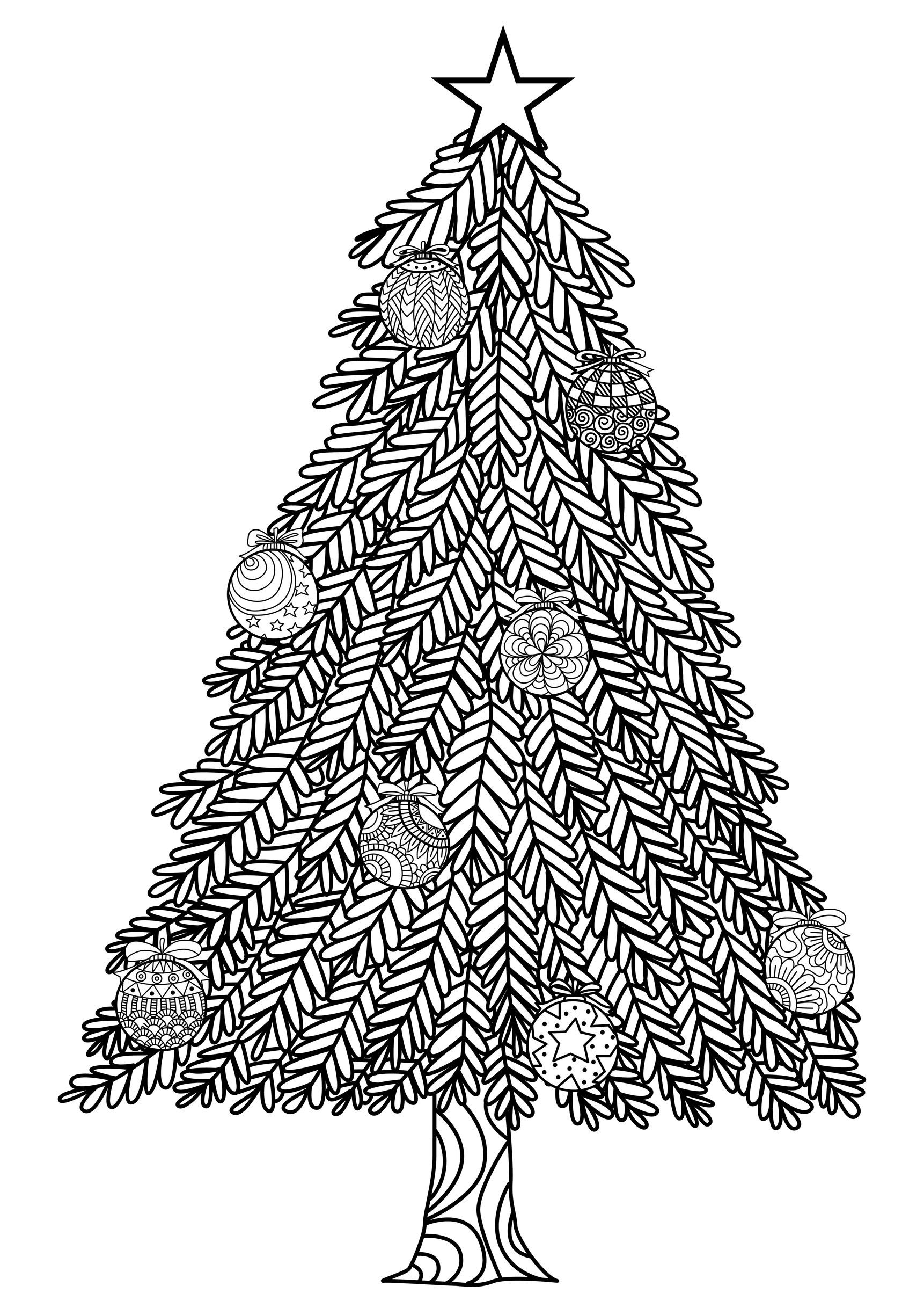 Get 85 Christmas Tree Coloring Page Printable Ideas 13