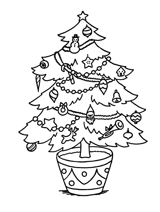 Get 85 Christmas Tree Coloring Page Printable Ideas 19