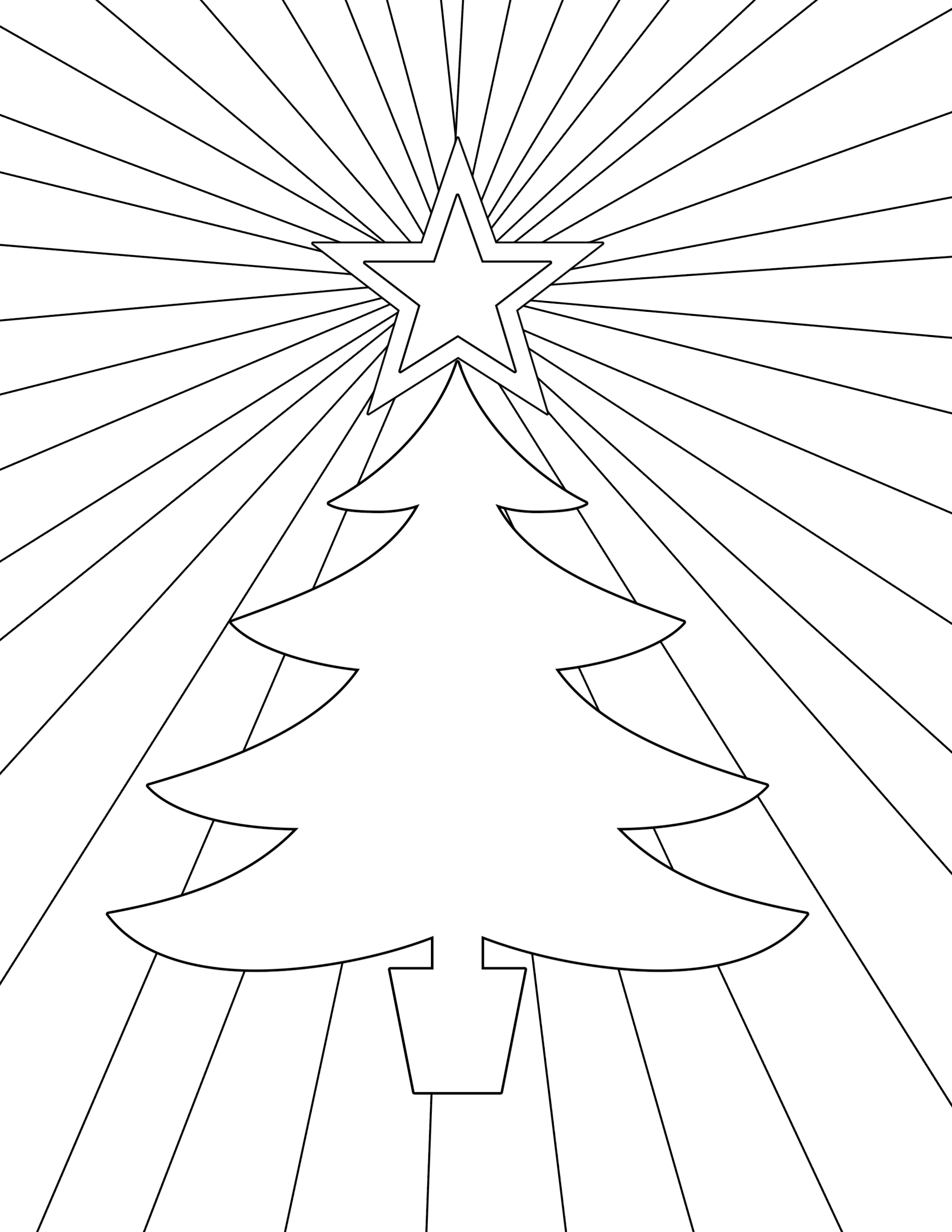 Get 85 Christmas Tree Coloring Page Printable Ideas 37