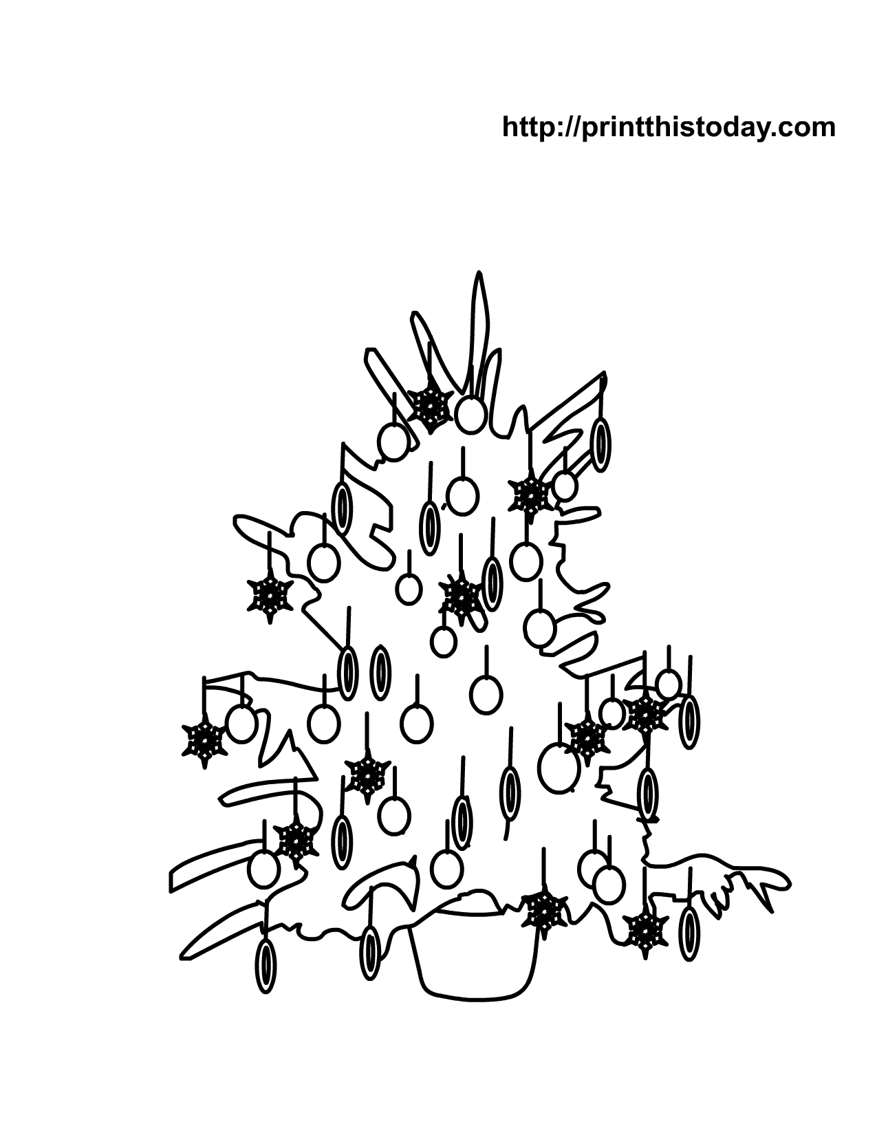 Get 85 Christmas Tree Coloring Page Printable Ideas 38