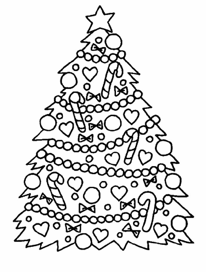 Get 85 Christmas Tree Coloring Page Printable Ideas 40