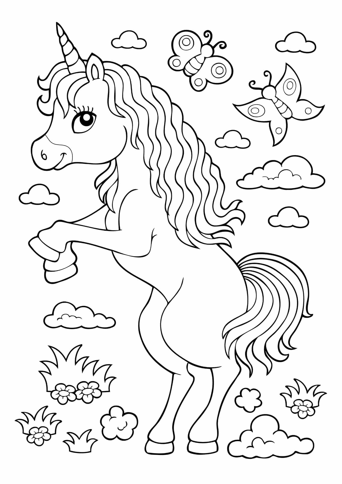 Get 85 Coloring Pages Unicorns Printable Ideas 18