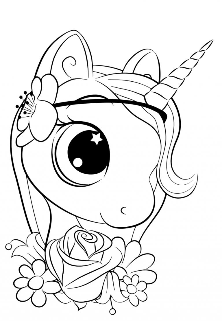 Get 85 Coloring Pages Unicorns Printable Ideas 2