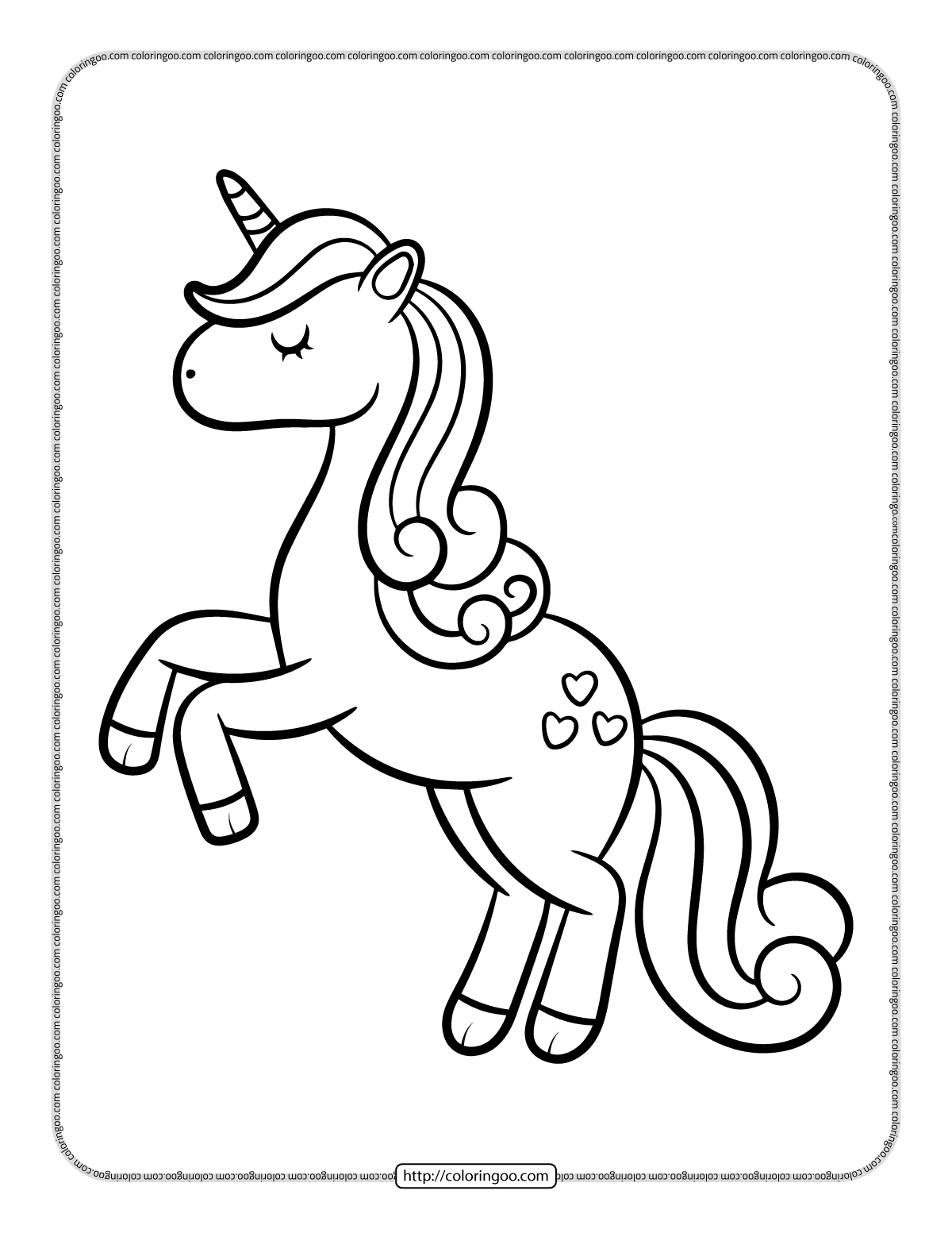 Get 85 Coloring Pages Unicorns Printable Ideas 9