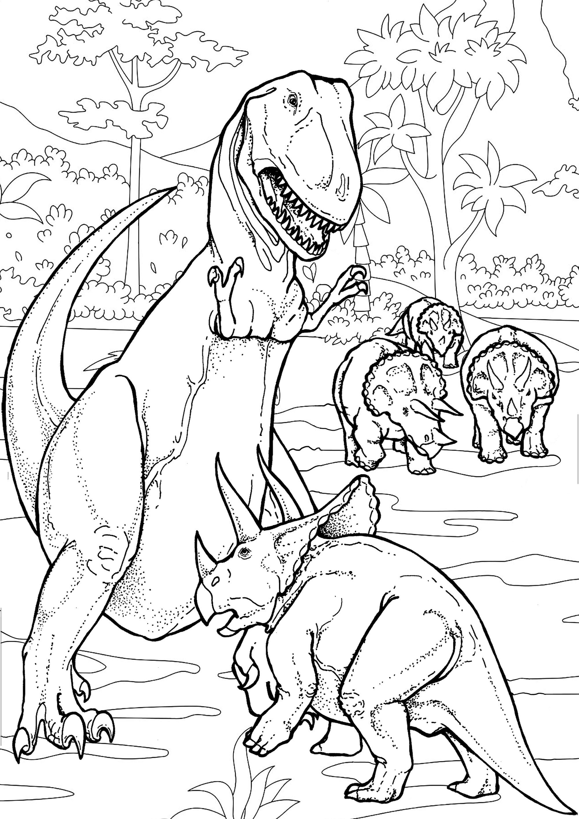 Get 85 Coloring Sheets Of Dinosaurs Ideas 38