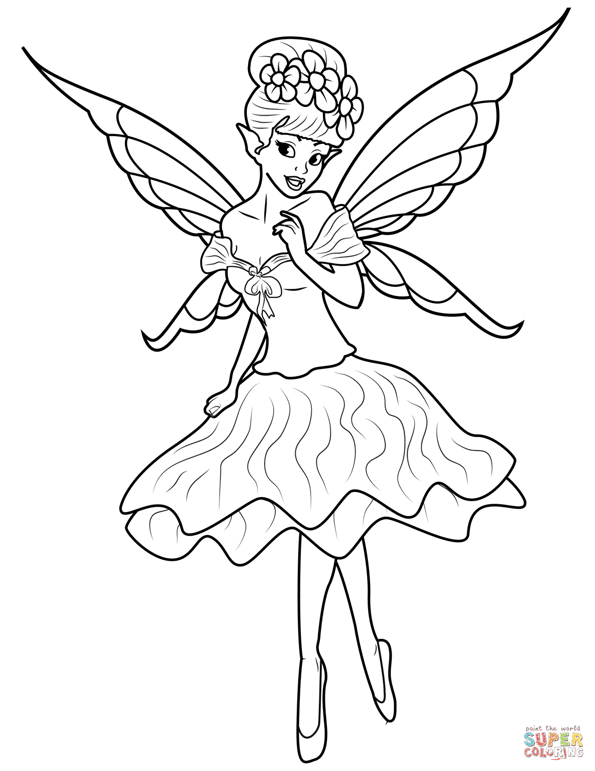 Get 85 Fairy Printable Coloring Pages Ideas 24