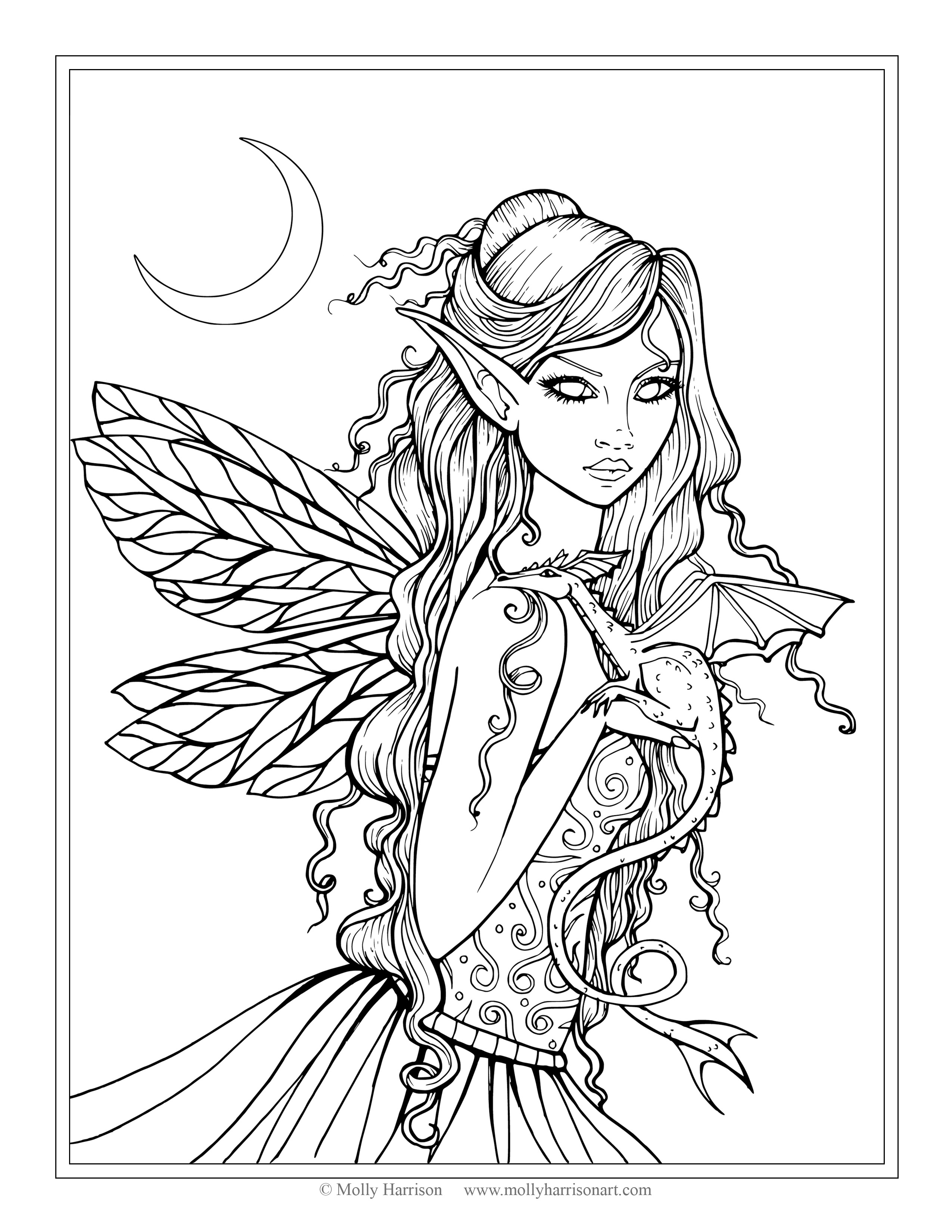 Get 85 Fairy Printable Coloring Pages Ideas 25