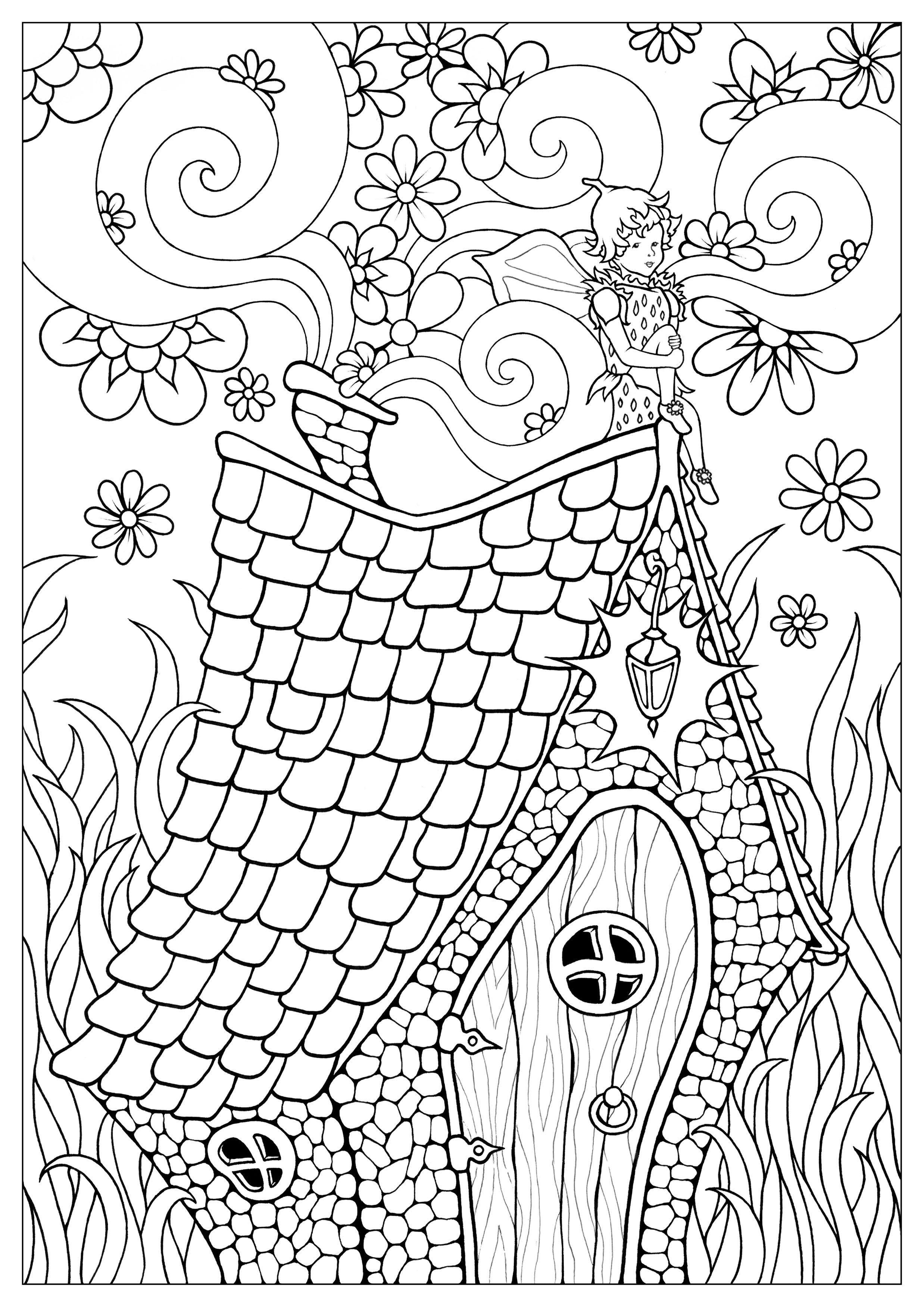 Get 85 Fairy Printable Coloring Pages Ideas 33