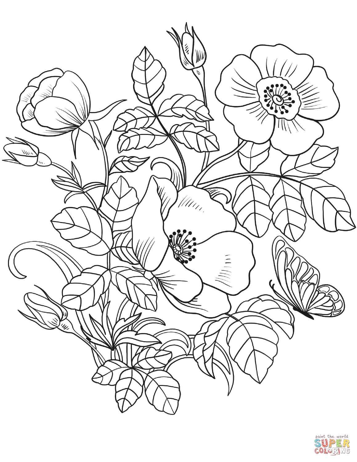 Get 85 Spring Flowers For Coloring Ideas 1