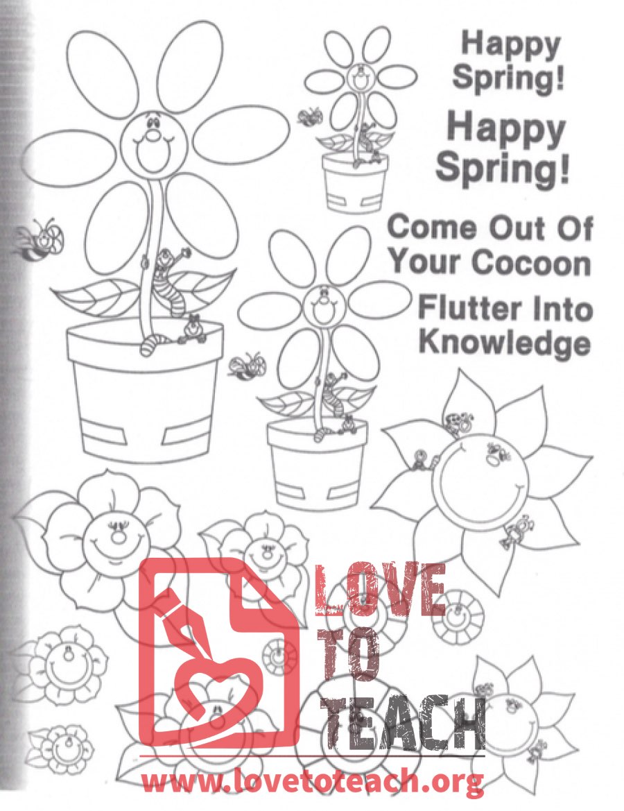 Get 85 Spring Flowers For Coloring Ideas 15