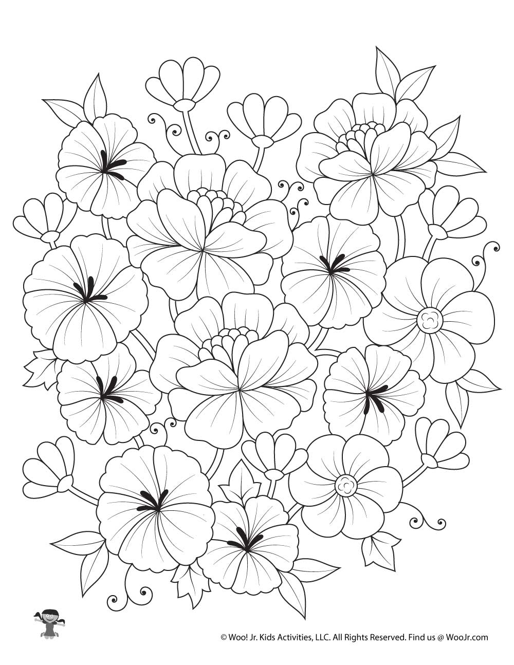 Get 85 Spring Flowers For Coloring Ideas 18