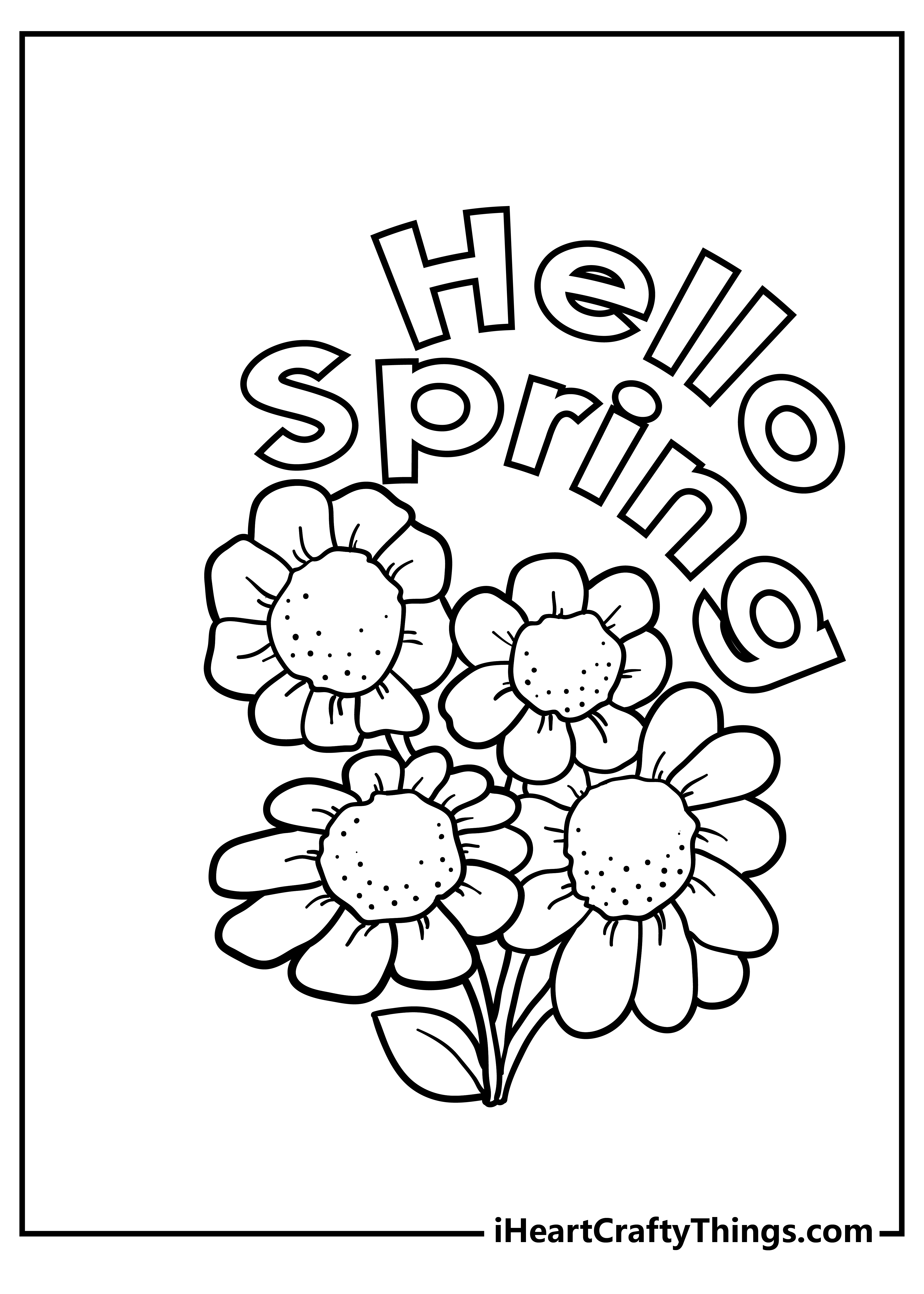 Get 85 Spring Flowers For Coloring Ideas 26