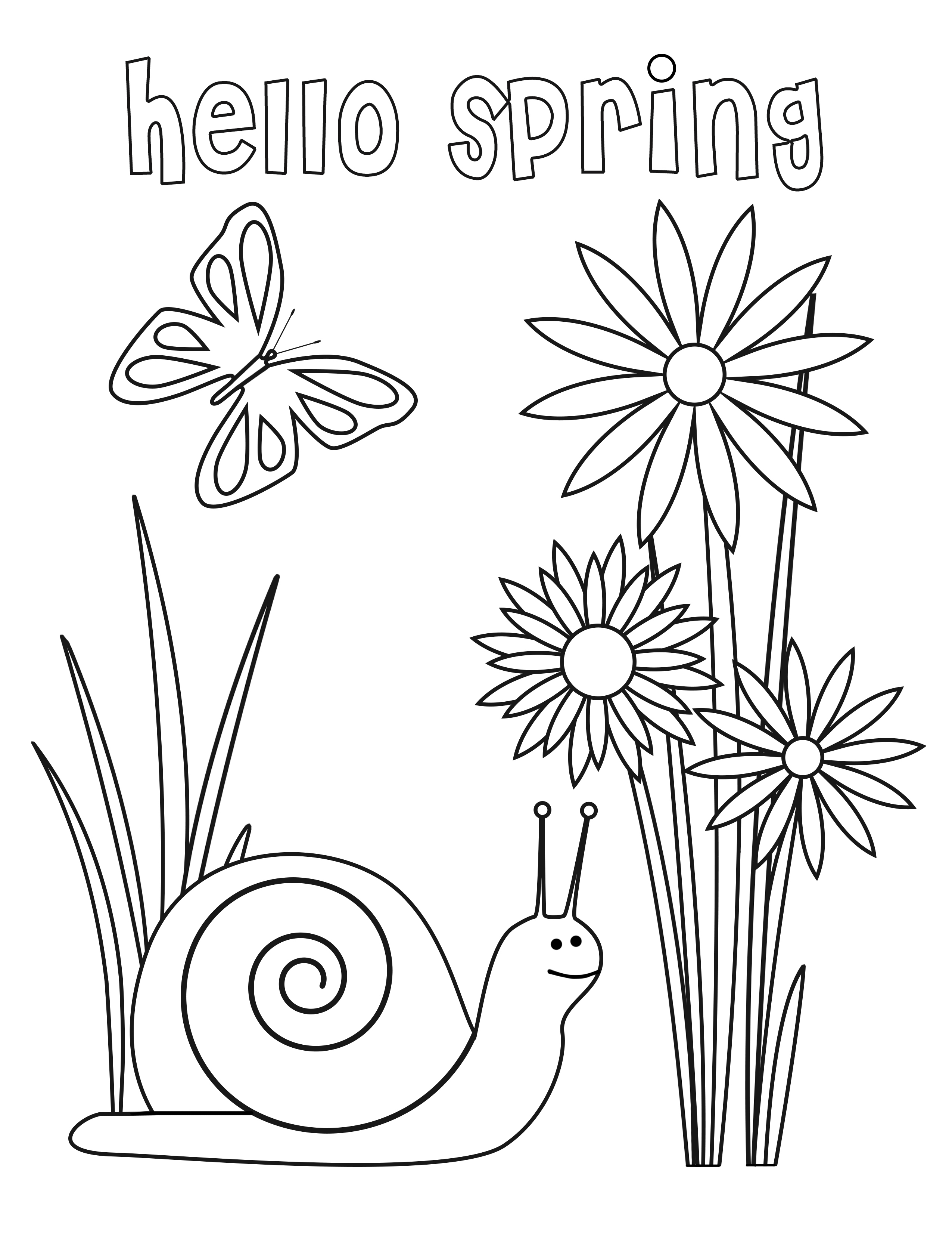 Get 85 Spring Flowers For Coloring Ideas 3