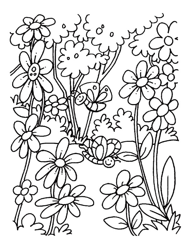 Get 85 Spring Flowers For Coloring Ideas 4