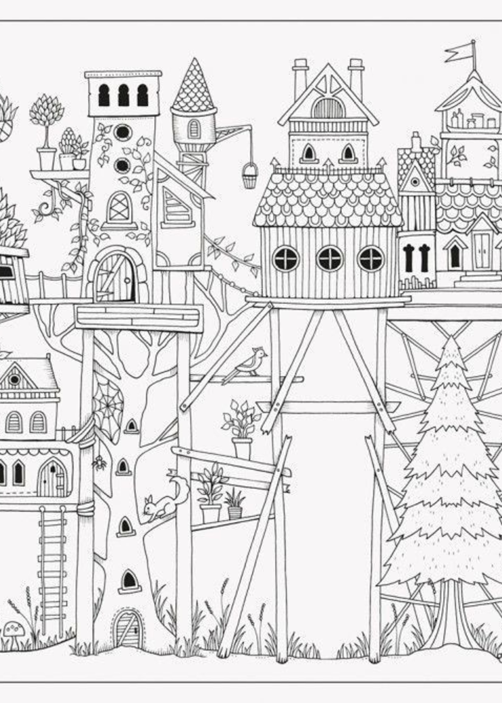 35 Printable 35 Printable Enchanted Forest An Inky Quest And Coloring Book 18