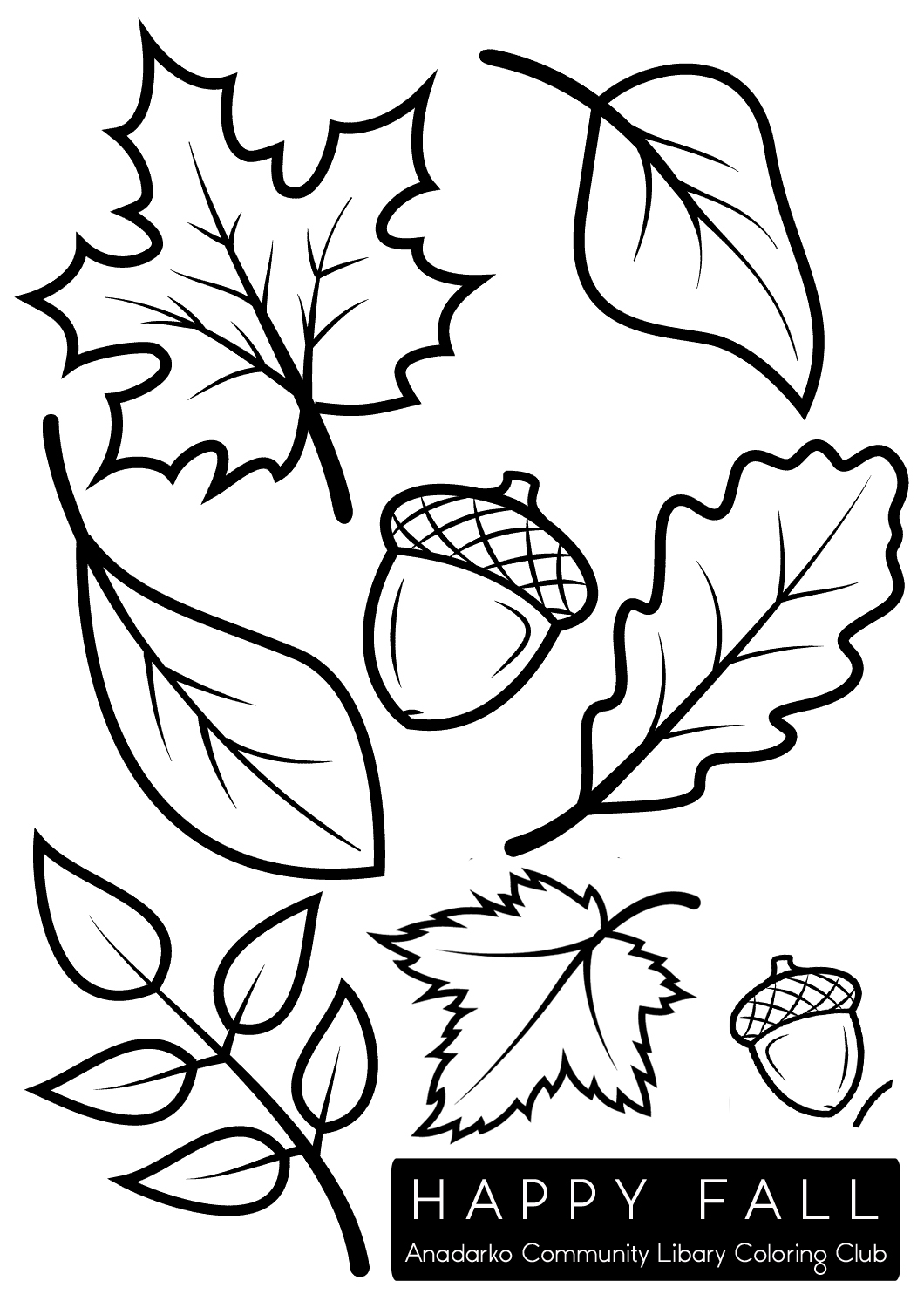 35 Printable Fall Leaves Coloring Book 24