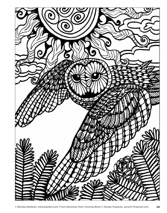 Save 60 Coloring Pages Of Owls For Adults Ideas 17