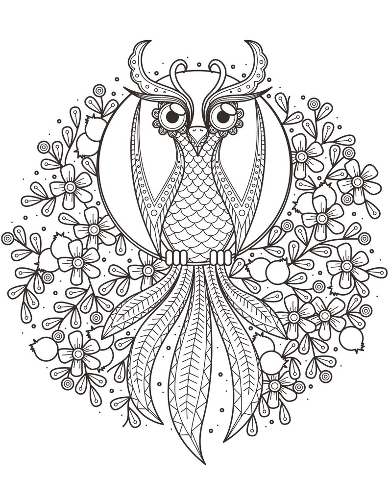 Save 60 Coloring Pages Of Owls For Adults Ideas 57