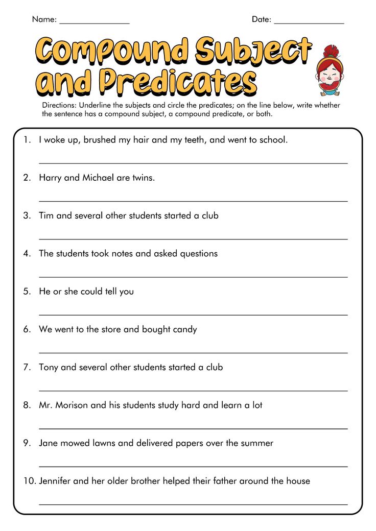 Save 60 Subject And Predicate Worksheets Ideas 38